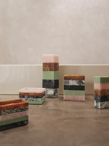 Mist storage box 7,5x10 cm - Pearl - Ferm Living