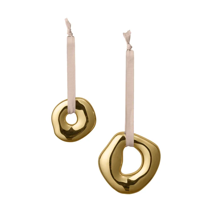 Orrith decorative hanging 2 pieces - brass finish - Ferm Living