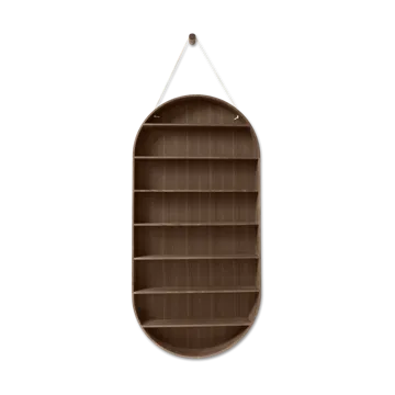 Oval Dorm shelf - Smoked oak - Ferm Living
