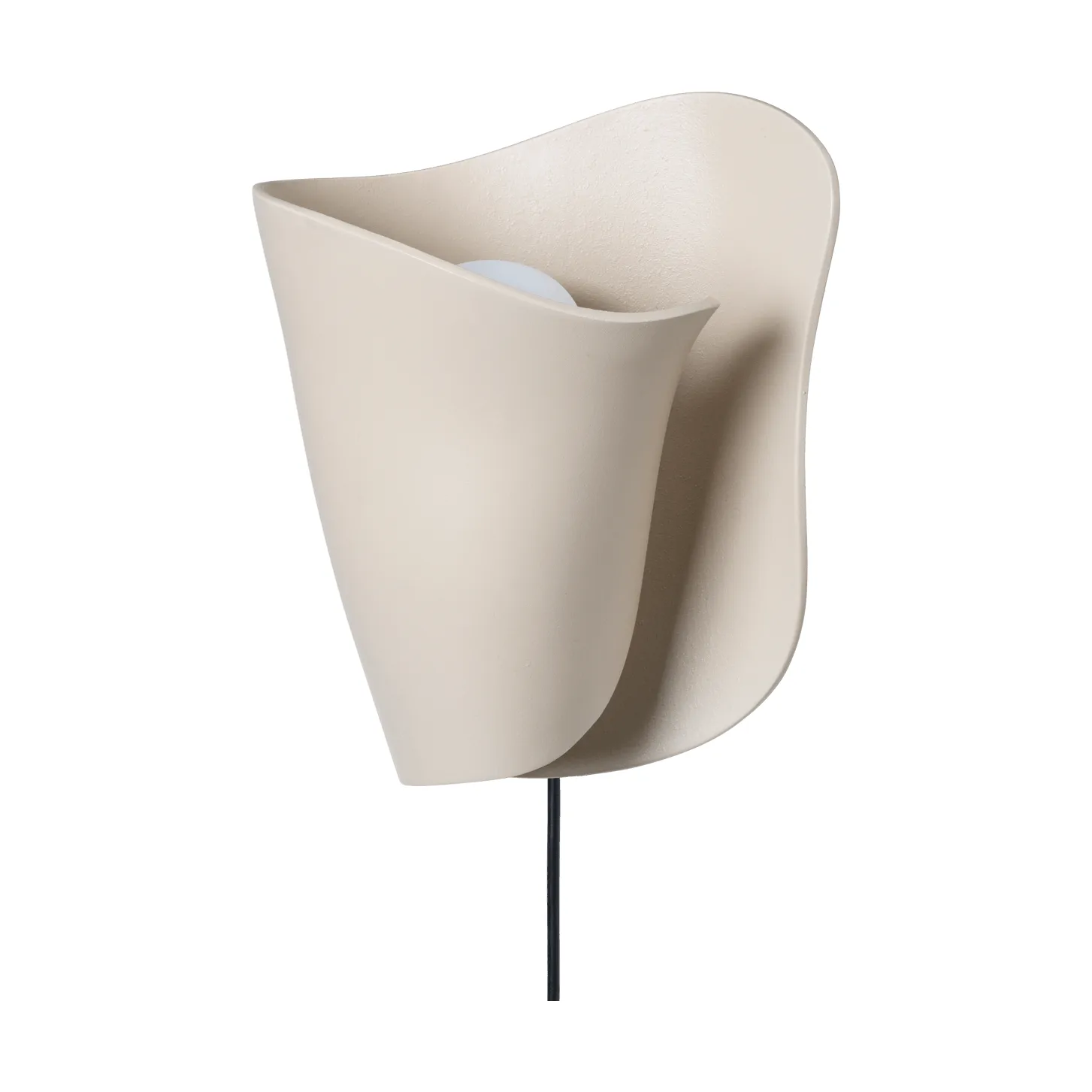 Oyster wall sconce wall lamp, Light cashmere Ferm Living