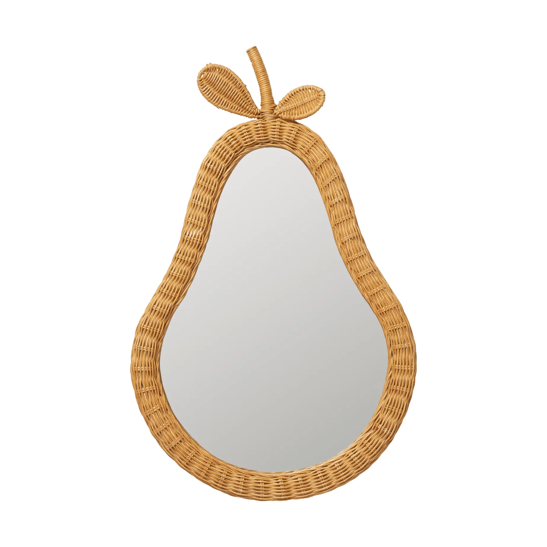 Pear braided mirror, Natural Ferm Living