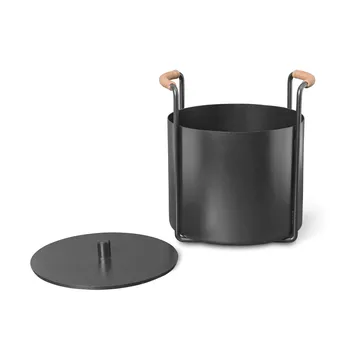 Port kindling and ash bucket - Black - Ferm Living