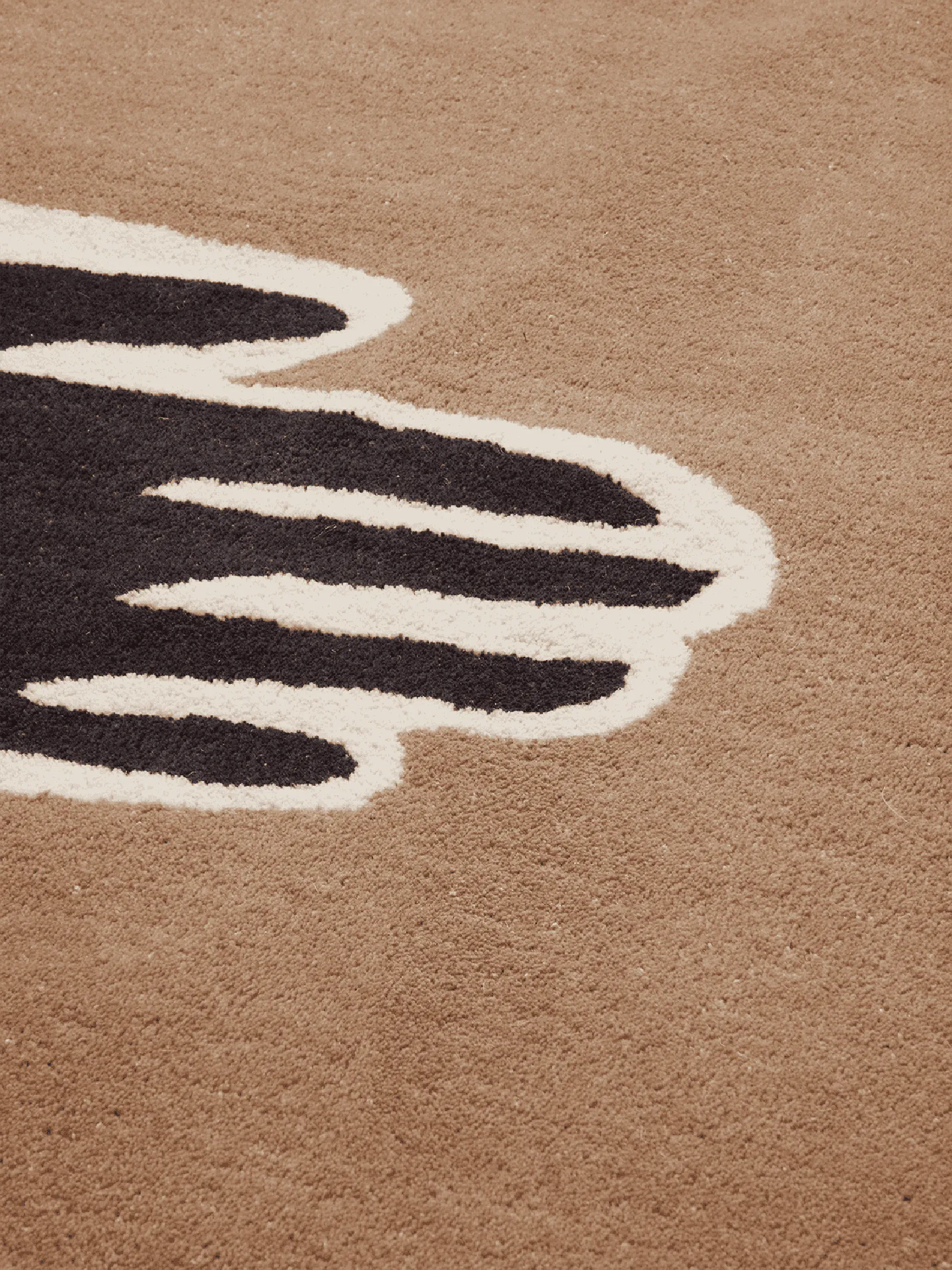 Pose rug, Coffee-off white, 200x300 cm Ferm Living