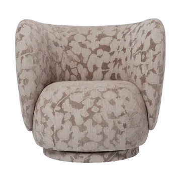 Rico lounge chair - Cilla-Taupe - Ferm Living