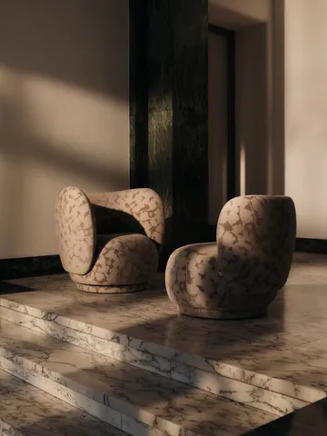 Rico lounge chair piccolo - Cilla-Taupe - Ferm Living