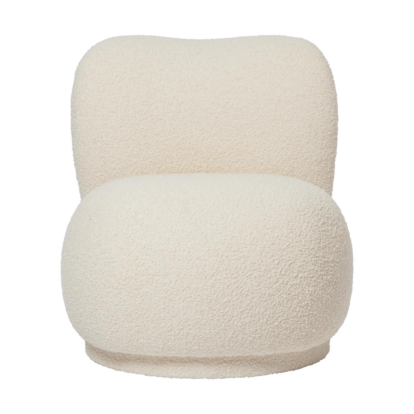 Rico lounge chair piccolo swivel, Nordic Bouclé-Off-white Ferm Living