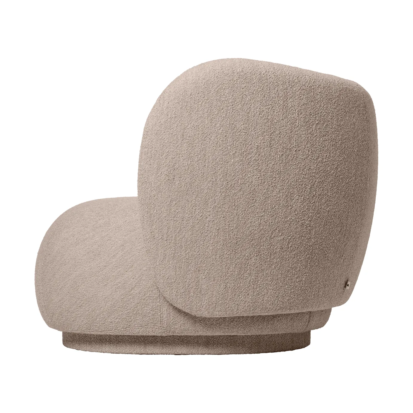 Rico sofa module armrest R Soft Bouclé, Natural Ferm Living