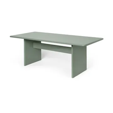 Rink dining table small 200x90x74 cm - Tea green - Ferm Living