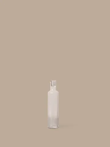 Ripple oil bottle - Clear, 30 cl - Ferm Living