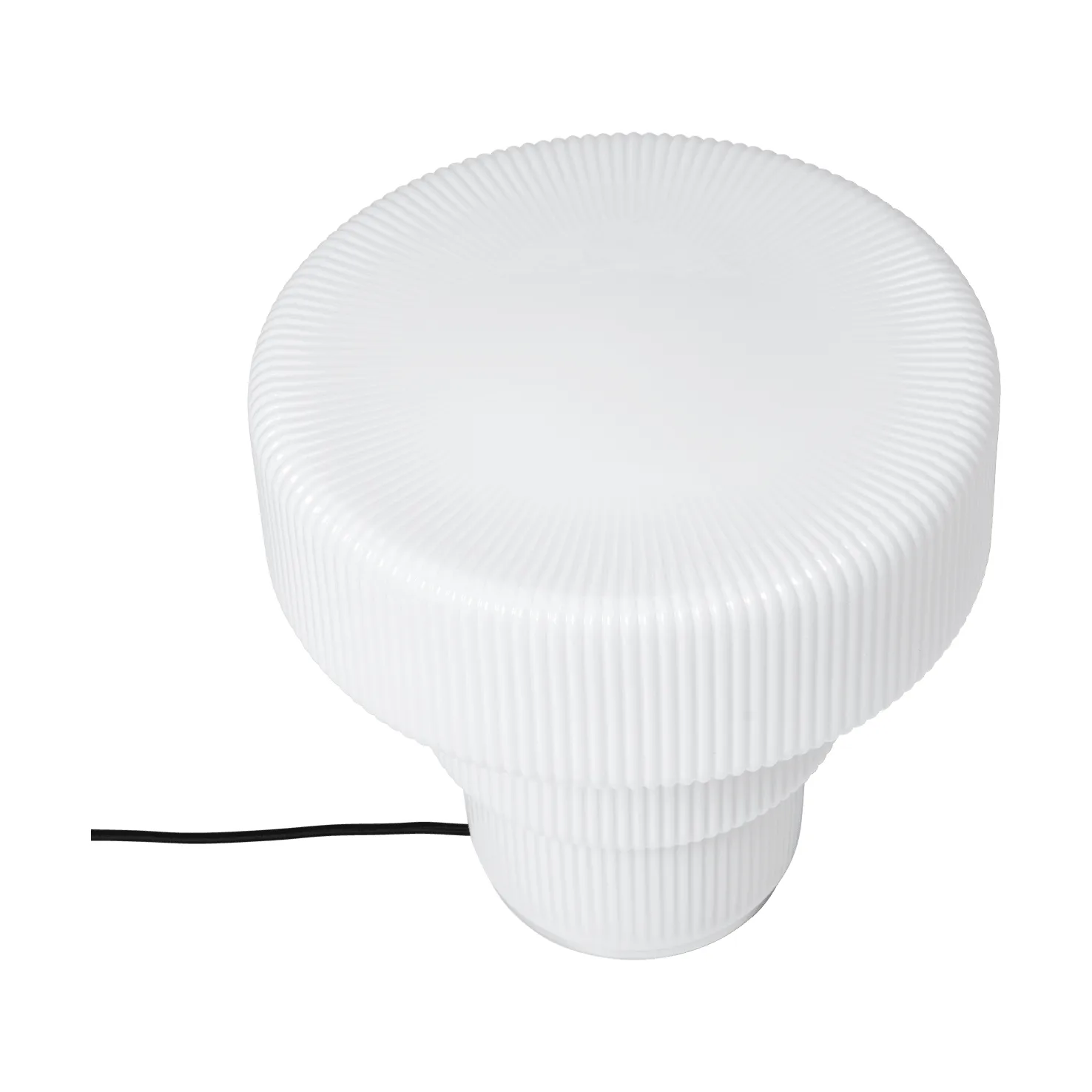 Ripple table lamp, White, Ø28x28 cm Ferm Living