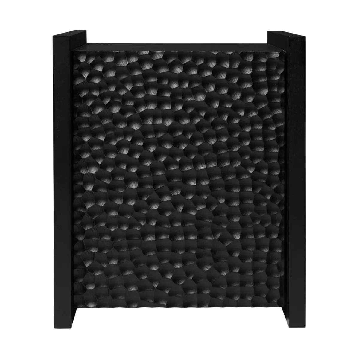 Scarni side table, Dark-stained ash, 38x40x45 cm Ferm Living