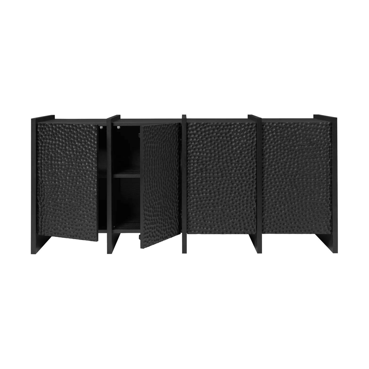 Scarni sideboard, Dark-stained ash, 163x50x74 cm Ferm Living
