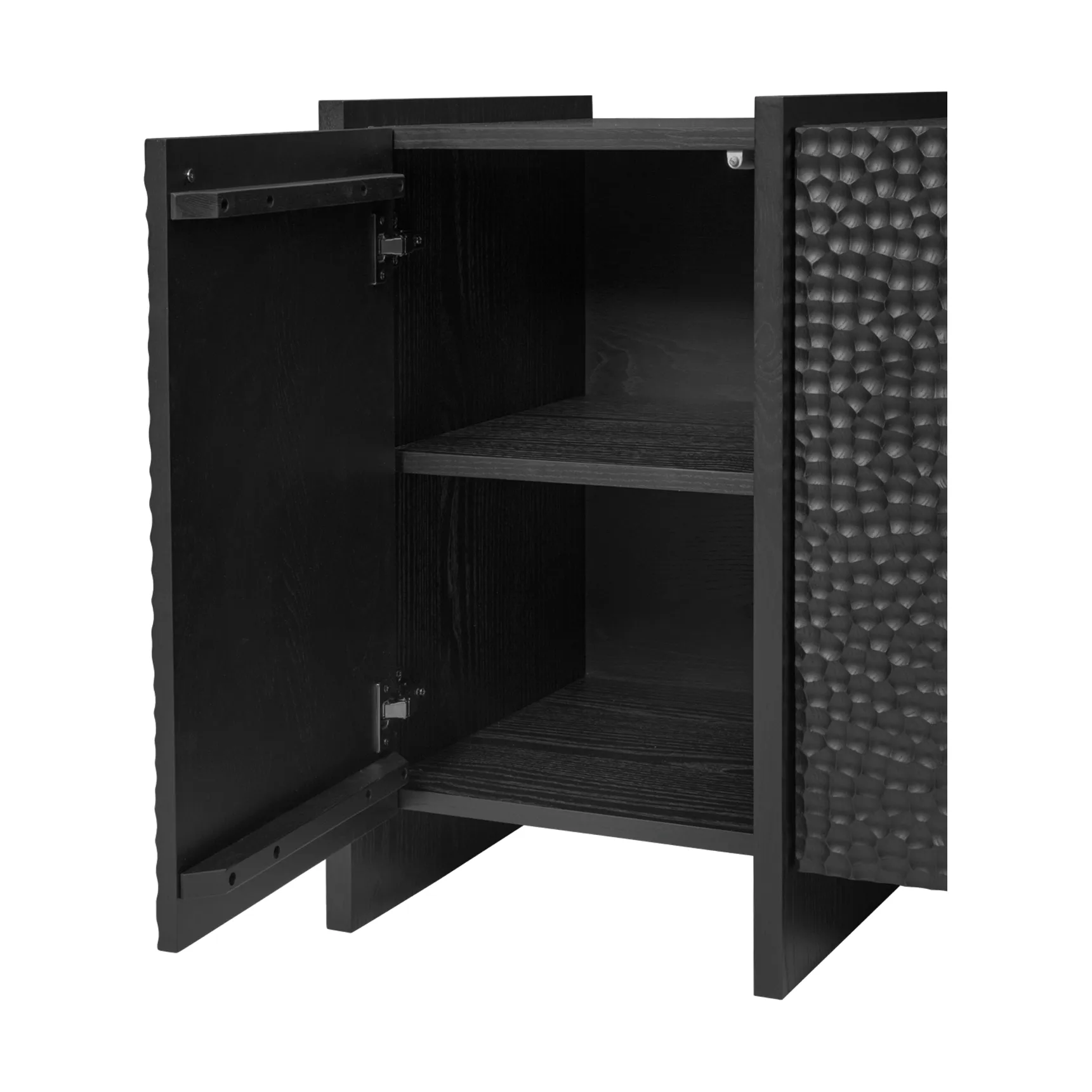 Scarni sideboard, Dark-stained ash, 163x50x74 cm Ferm Living