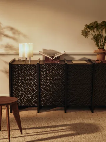 Scarni sideboard - Dark-stained ash, 163x50x74 cm - Ferm Living