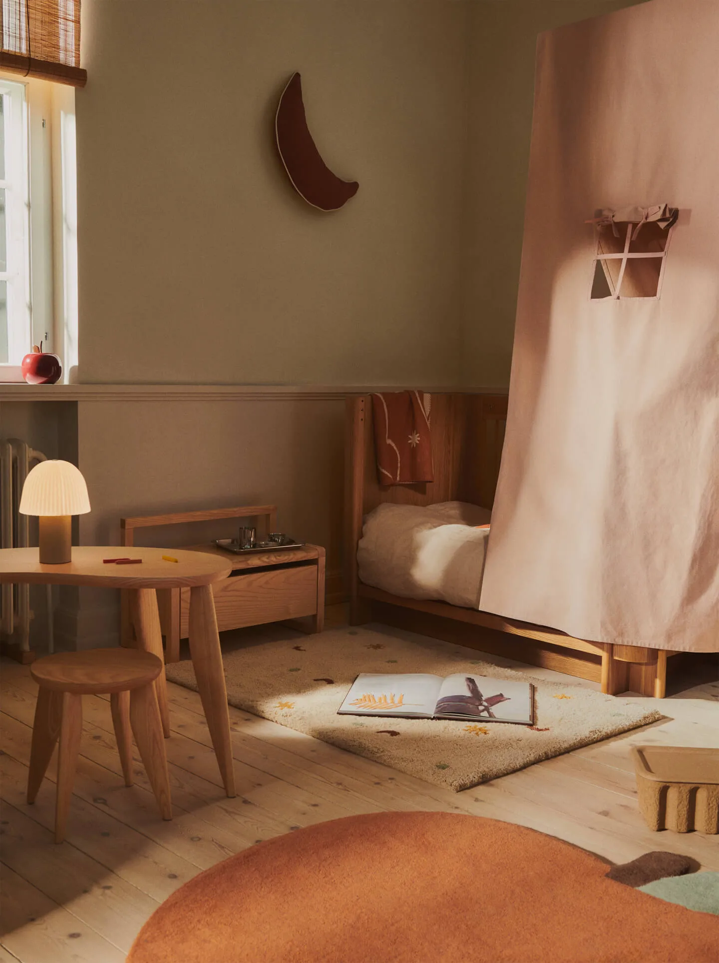 Settle bed canopy, Rose, 80x194 cm Ferm Living
