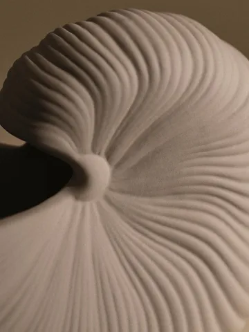 Shell flower pot - Off-white, 23x11.5x16 cm - Ferm Living