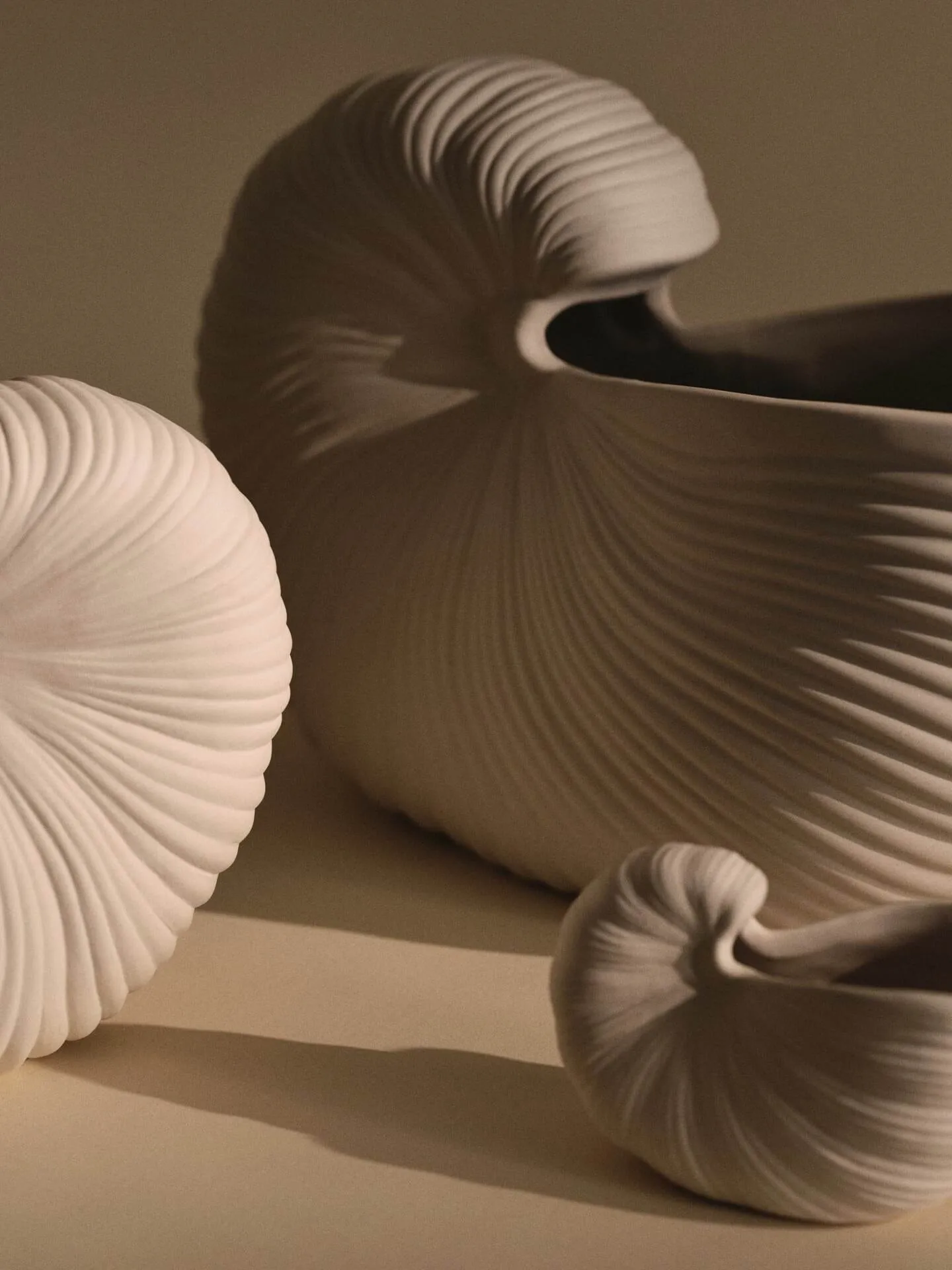 Shell flower pot, Off-white, 23x11.5x16 cm Ferm Living