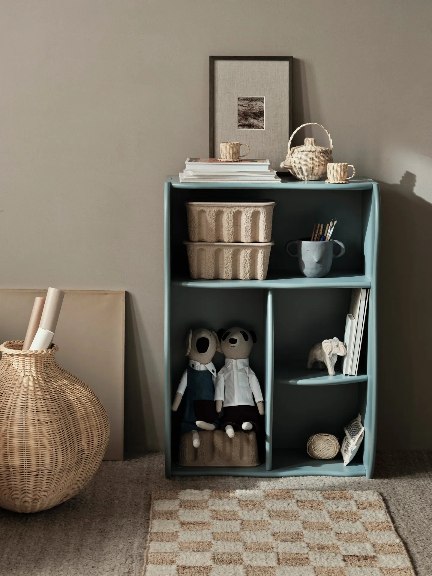 Slope bookshelf 66x95 cm, Storm Ferm Living