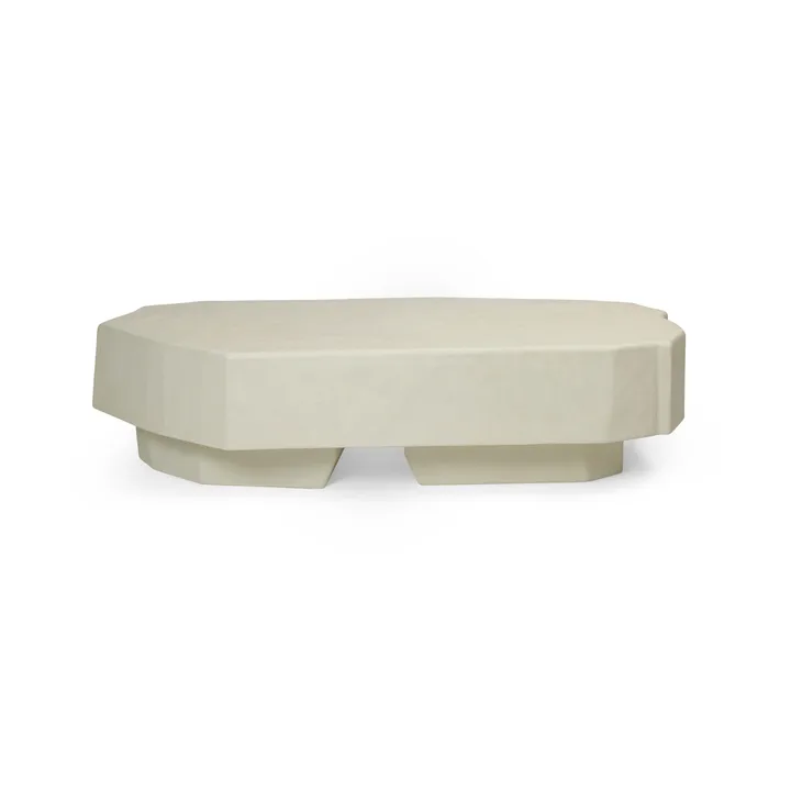 Staffa coffee table 163.5x82.4 cm - Ivory - Ferm Living