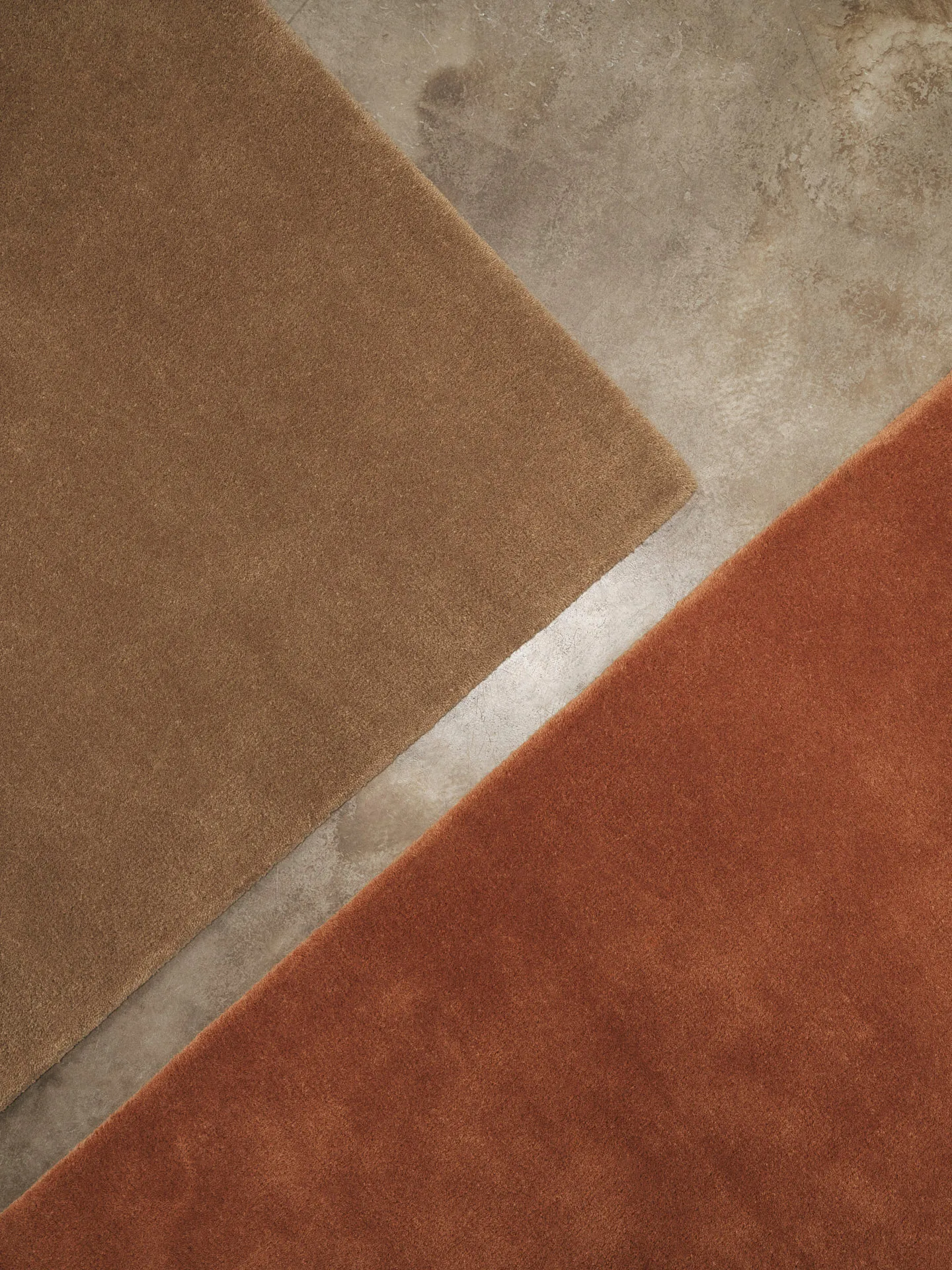 Stille tufted rug, Red brown, 160x250 cm Ferm Living
