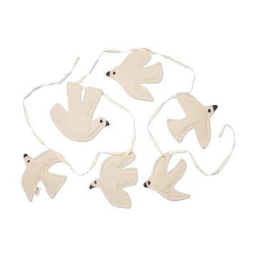 Swif bird garland 220 cm - Undyed - Ferm Living