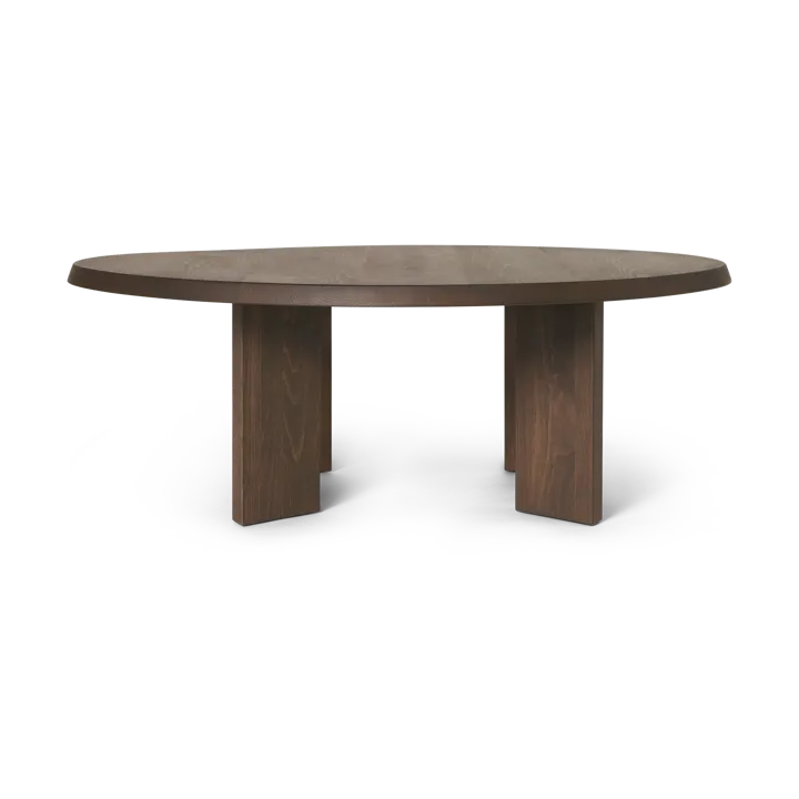Tarn coffee table 107,6x108,1 cm - Dark stained beech - Ferm Living