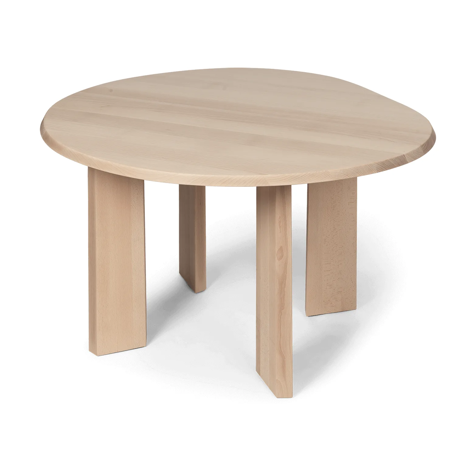 Tarn dining table 104.6x113.5 cm, White Oiled Beech Ferm Living
