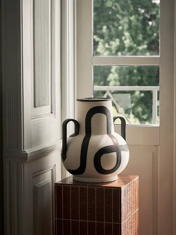 Trace vase - Off-white - Ferm Living