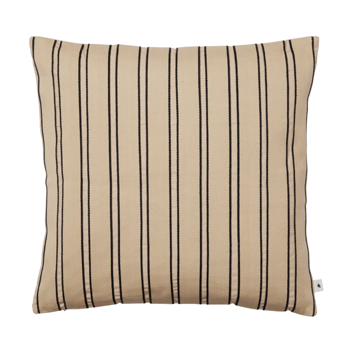 Twill cushion cover 50x50 cm - Cashmere-black - Ferm Living