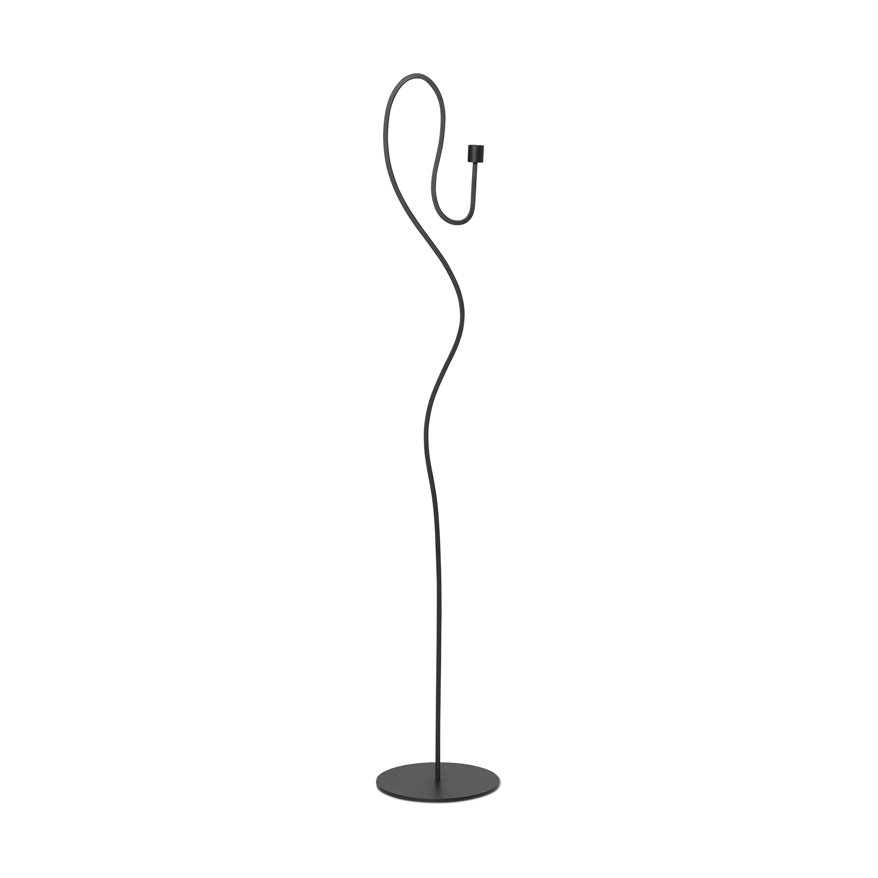 Valse floor candlestick, Black Ferm Living