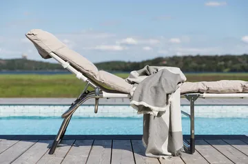 Amigo XXL Soft cushion for sun lounger - Anthracite - Fiam