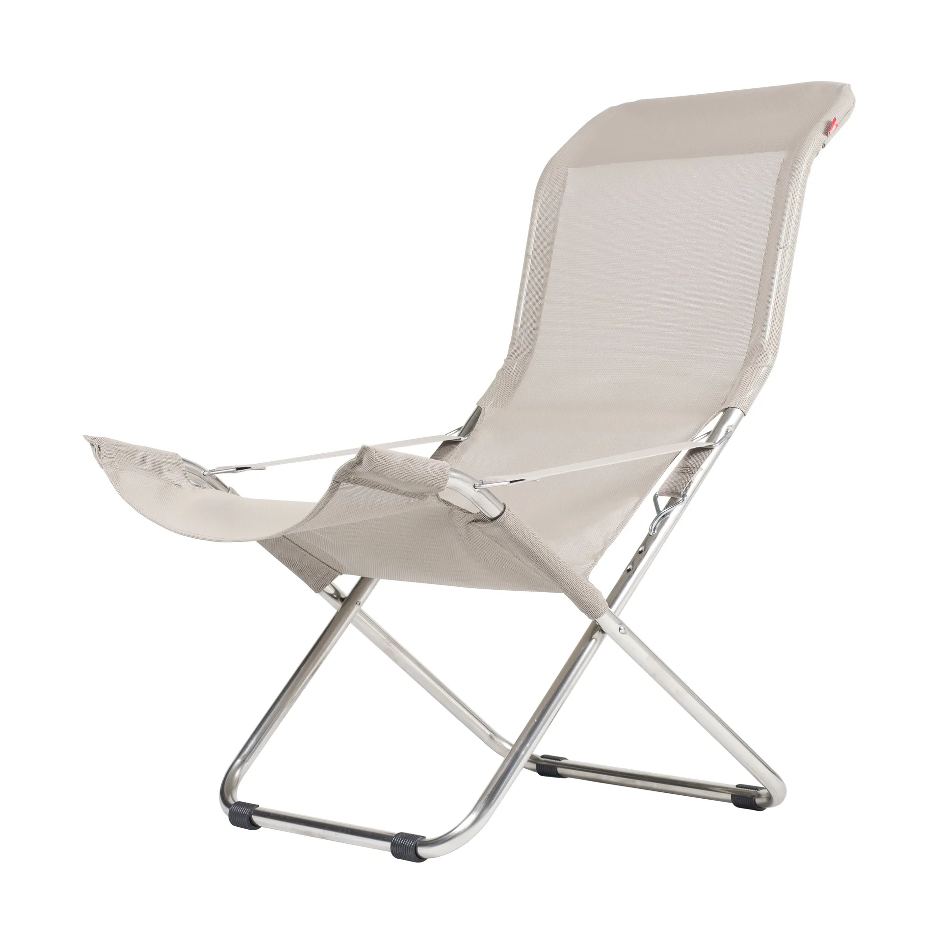 Fiesta sun lounger, White-beige Fiam