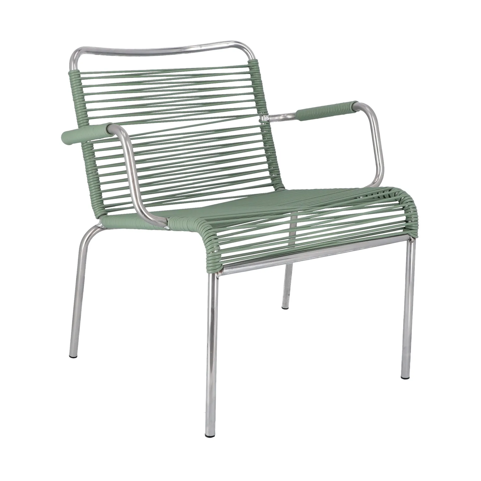 Mya Lounge armchair, Sage green Fiam