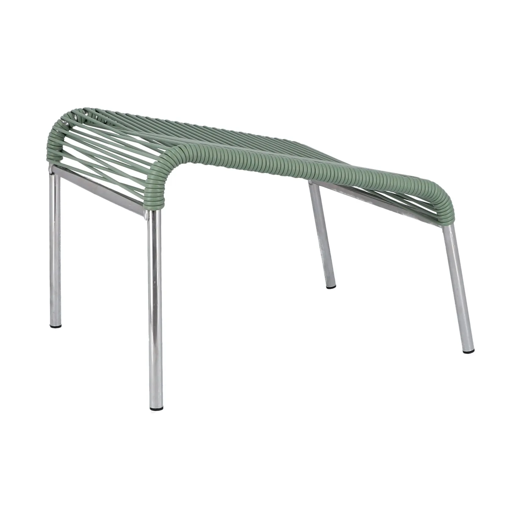 Mya Lounge footrest, Sage green Fiam