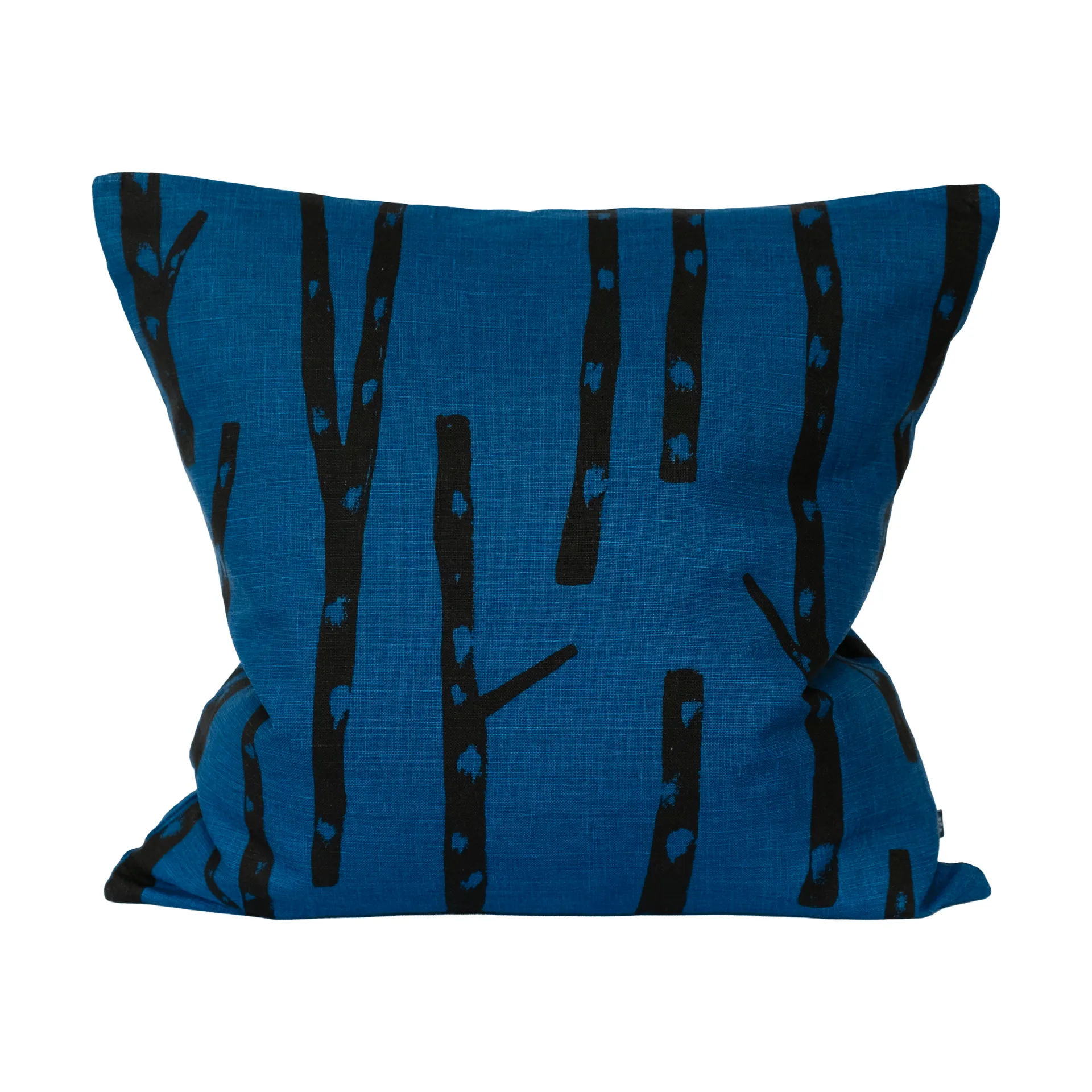 Birch cushion cover 48x48 cm, Blue-black Fine Little Day
