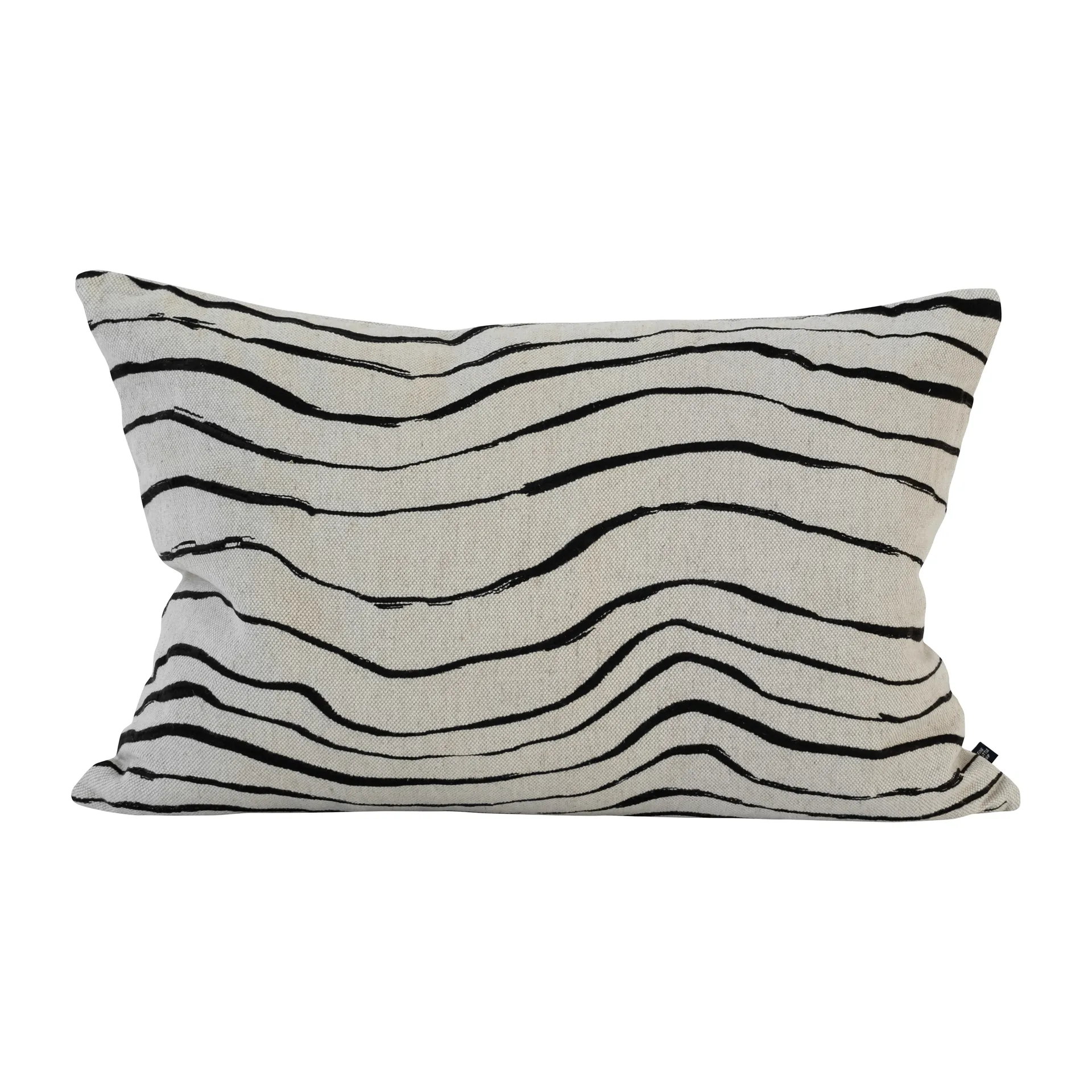 Våg pillowcase 38x58 cm, Black Fine Little Day