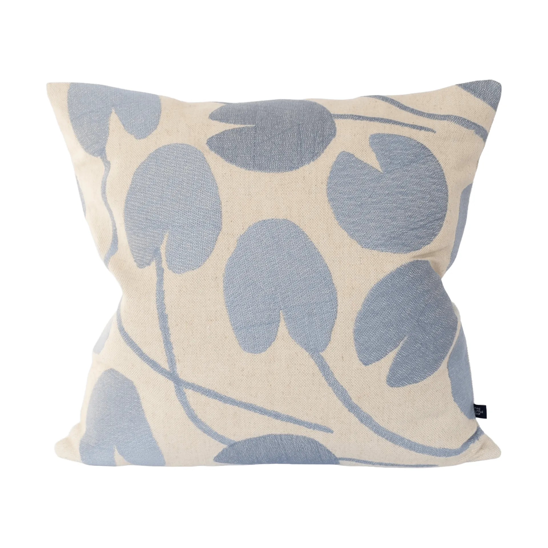 Water lilies cushion cover, Natural-blue, 48x48 cm Fine Little Day