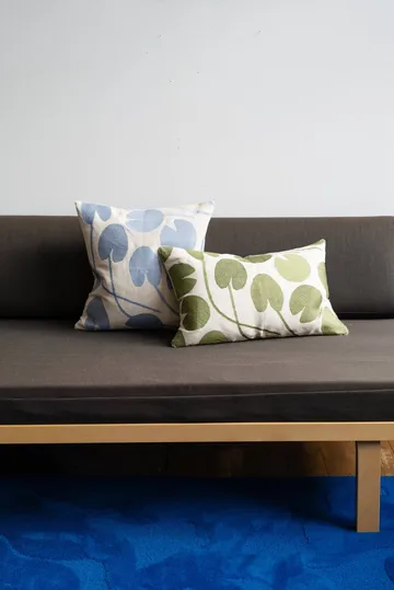 Water lilies cushion cover - Natural-blue, 48x48 cm - Fine Little Day