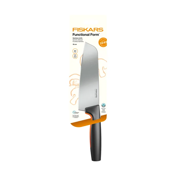 Functional Form santoku knife - Stainless steel - Fiskars