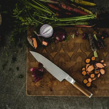 Norden chef's knife + vegetable knife set 2 pieces - Stainless steel-birch - Fiskars