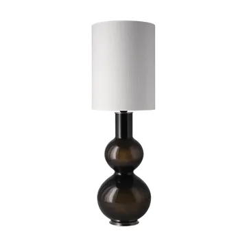 Augusta table lamp black lamp base - Babel Beige L - Flavia Lamps