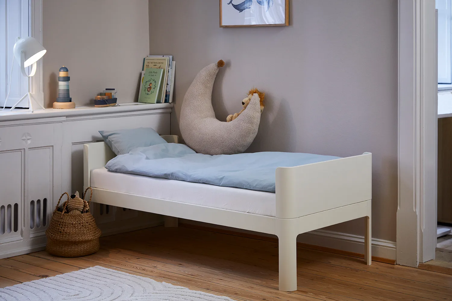 Dawn bedding set junior 100x140 cm, Blue FLEXA