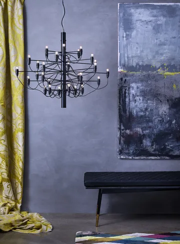 2097 Sarfatti chandelier - Brass 30 lamps - Flos