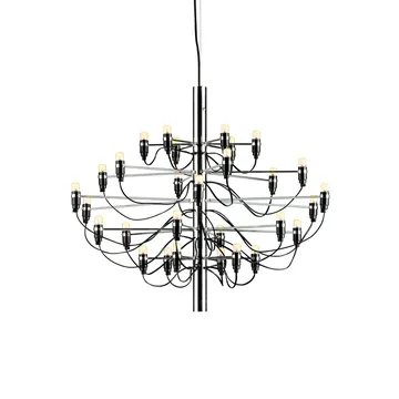 2097 Sarfatti chandelier - Chrome 30 lamps - Flos