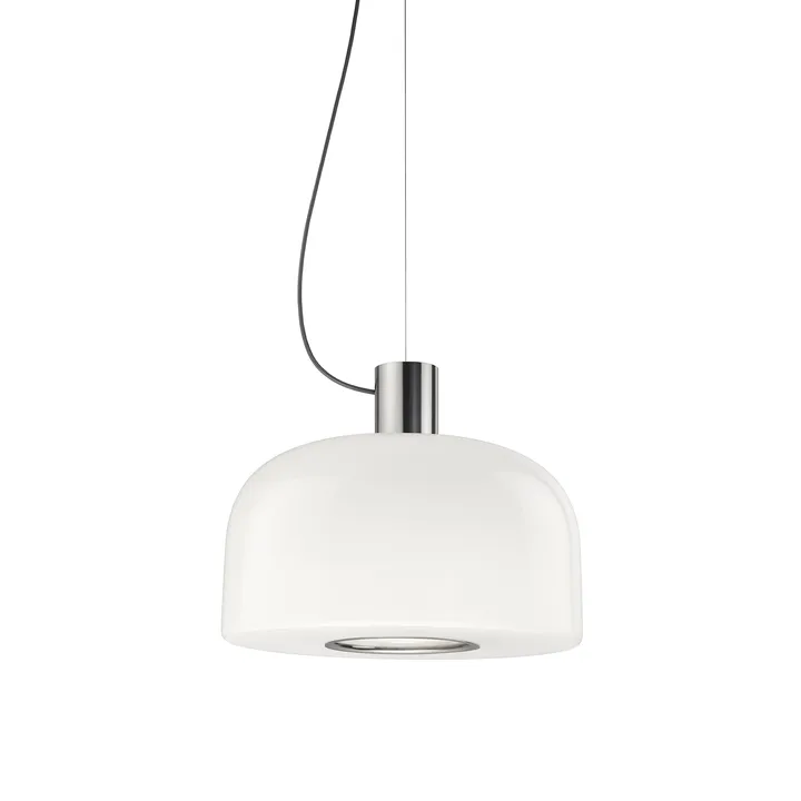 Bellhop Glass S1 pendant - Bright aluminum - Flos