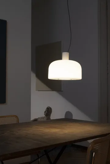 Bellhop Glass S2 pendant lamp - Bright aluminum - Flos