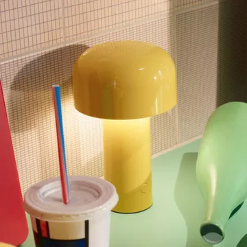 Bellhop portable table lamp - Yellow - Flos