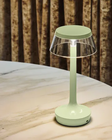 Bon Jour Unplugged table lamp - Fresh mint - Flos