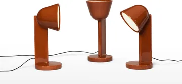 Céramique Up table lamp - Rust red - Flos