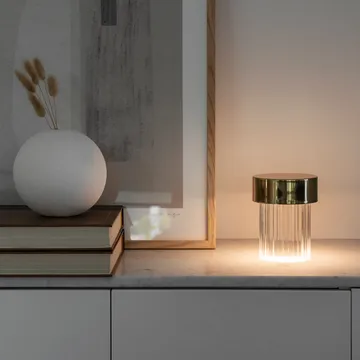 Last Order Fluted IP20 table lamp - Brass - Flos